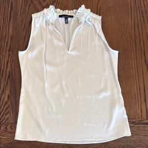 Elegant White Sleeveless Top